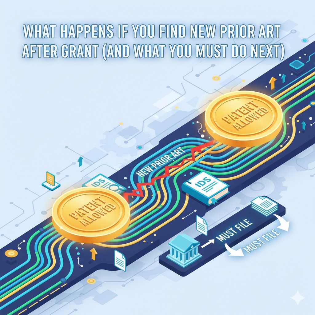 Some describes a concept far outside your claims. And some is so late in time that it cannot possibly be used against you. The trick is knowing which situation you’re in. Companies that try to handle this alone often overcorrect or undercorrect.