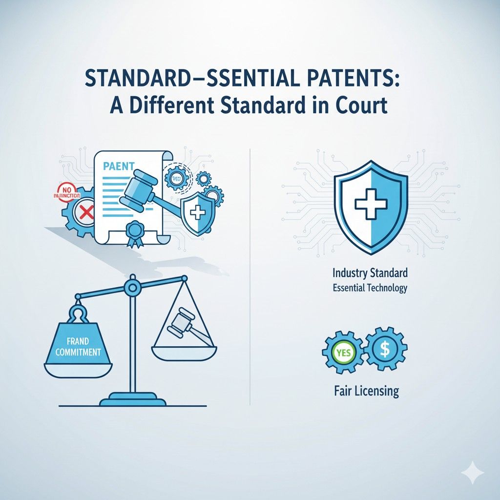 There is no workaround. That is why courts see SEPs as sitting closer to infrastructure than optional features.
