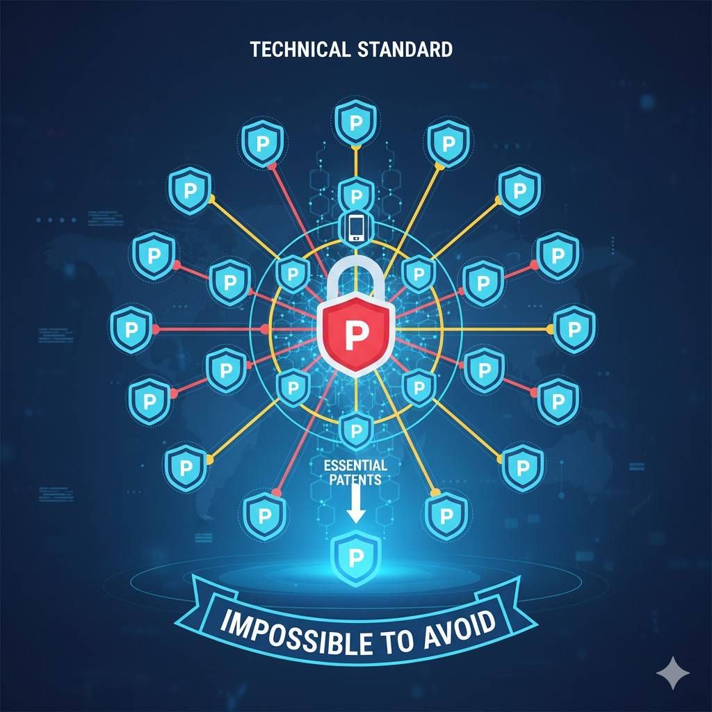 A few lines describing how retries work or how conflicts are resolved can define how millions of devices behave. If your patent covers that detail, it sits at the center of massive scale.