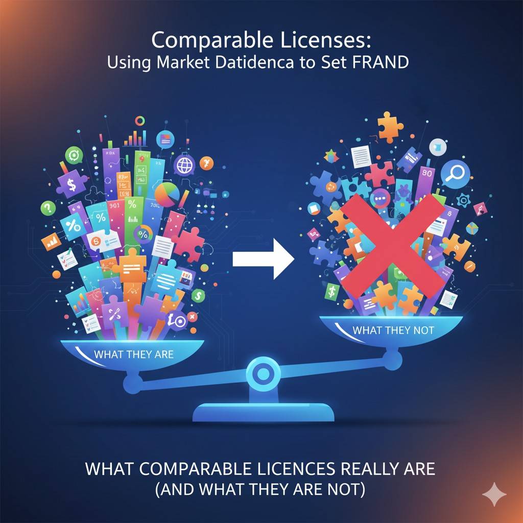 Comparable licenses, when used correctly, are not just evidence. They are leverage.