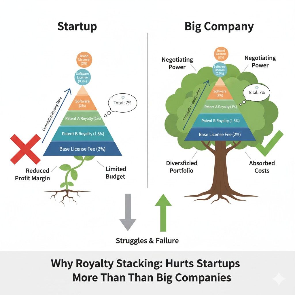 This is why filing early matters even if you’re not thinking about enforcement. Patents aren’t just swords. They’re shields that reduce how much others can charge you.