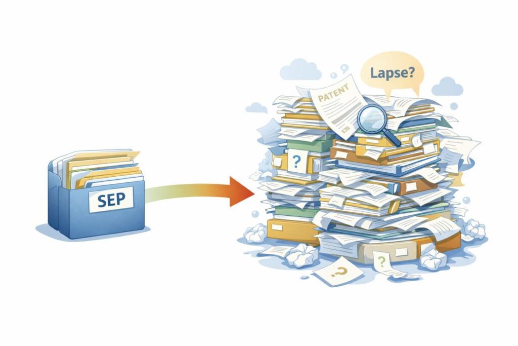 Patent portfolios, on the other hand, move slowly. Claims are fixed. Filing dates are locked. If renewals are not actively aligned with how the standard is actually used today, the portfolio drifts out of sync.