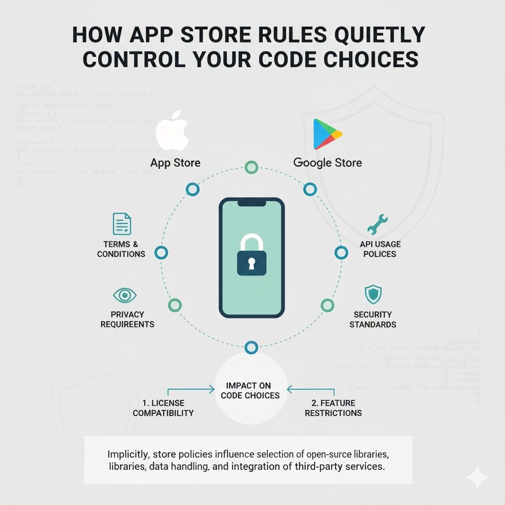 Open source tools often push certain patterns. Before adopting them, consider whether those patterns align with long-term store compliance.