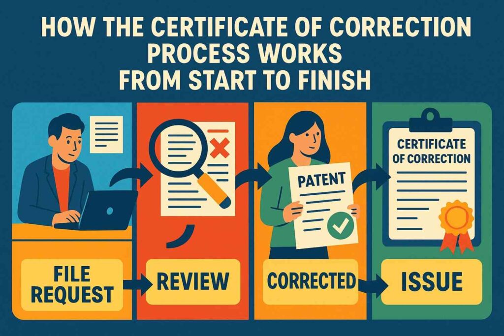 This early review also helps you avoid delays because the patent office is more willing to approve corrections when they are submitted soon after grant.