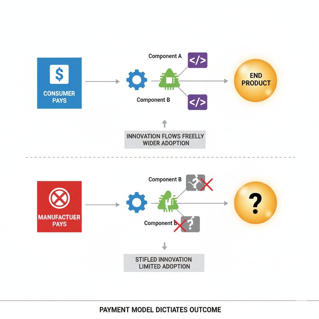 This is why early patent framing matters. It influences how companies categorize you before money is discussed.