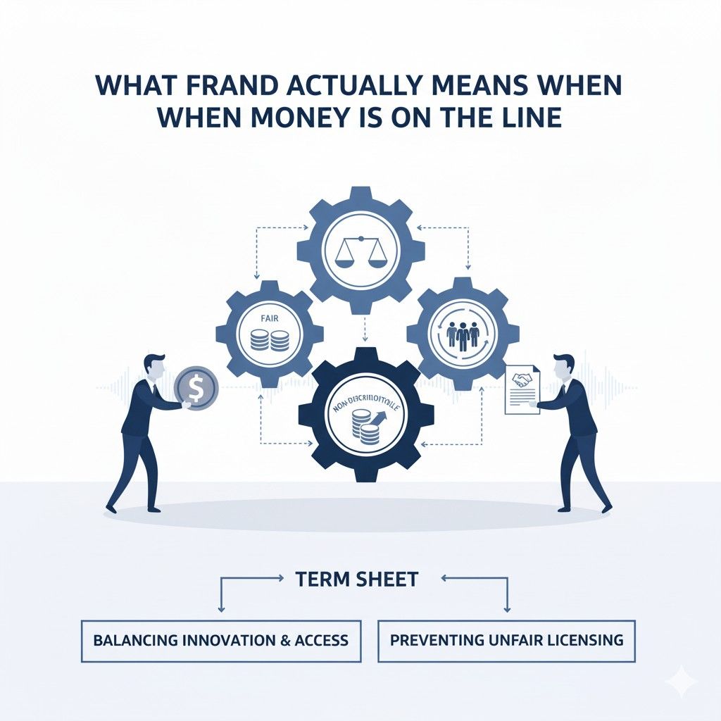 Large companies understand this dynamic well. They may push for lower rates or broader rights knowing that enforcing FRAND fairness takes time and resources.
