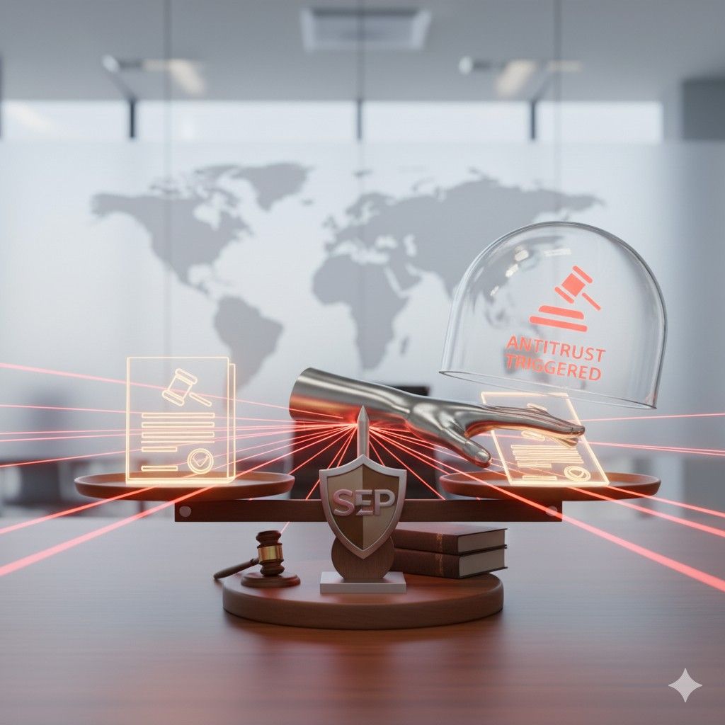 The risk increases when refusal to license SEPs alone blocks access to the standard. That can look like tying, which regulators dislike.