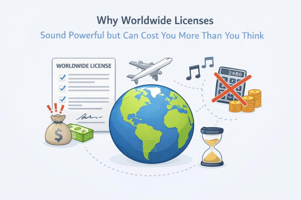 The problem is that emotion does not protect leverage. A worldwide license can lock you into decisions made before your product, team, or market was ready. What felt exciting in the moment can quietly limit you later.