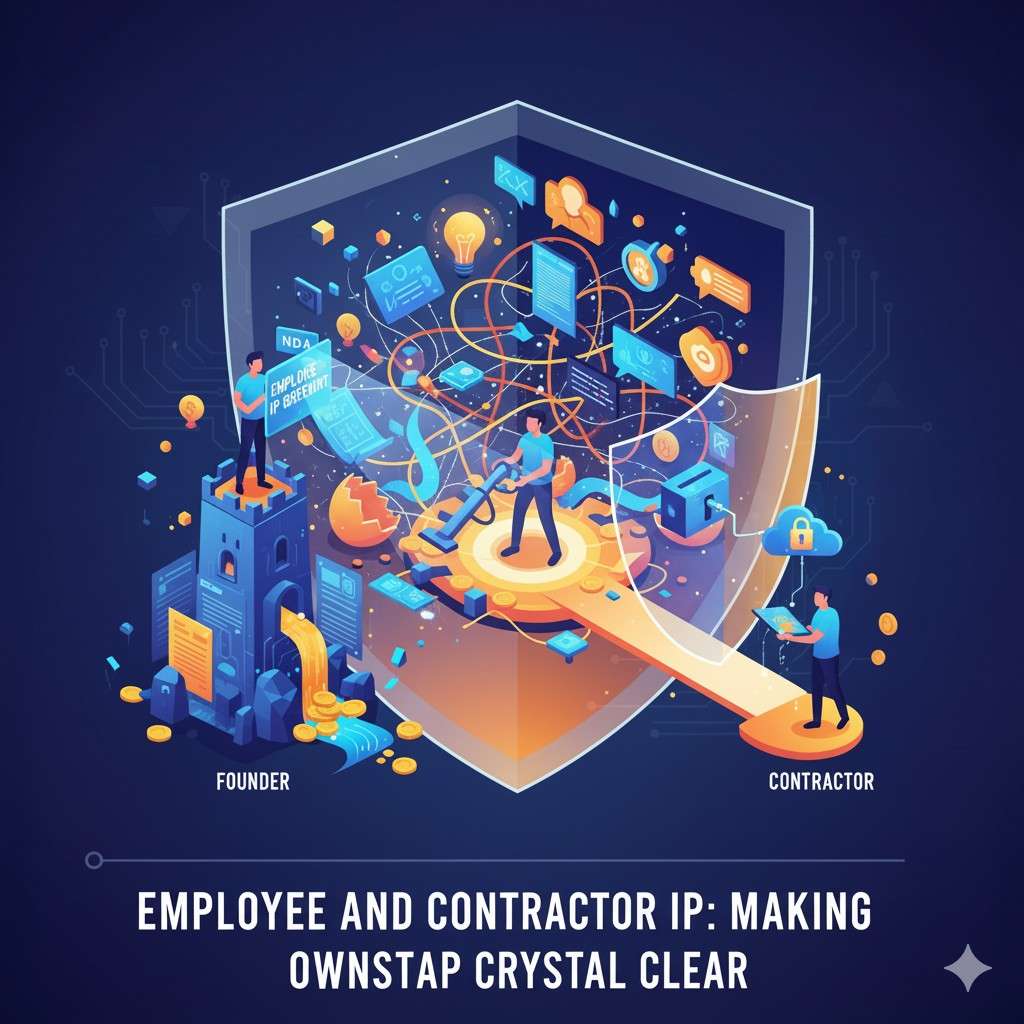 The cleanest solution is simple communication. Contractors should disclose any pre-existing materials they plan to use. The company should either approve it, reject it, or request an assignment or license.