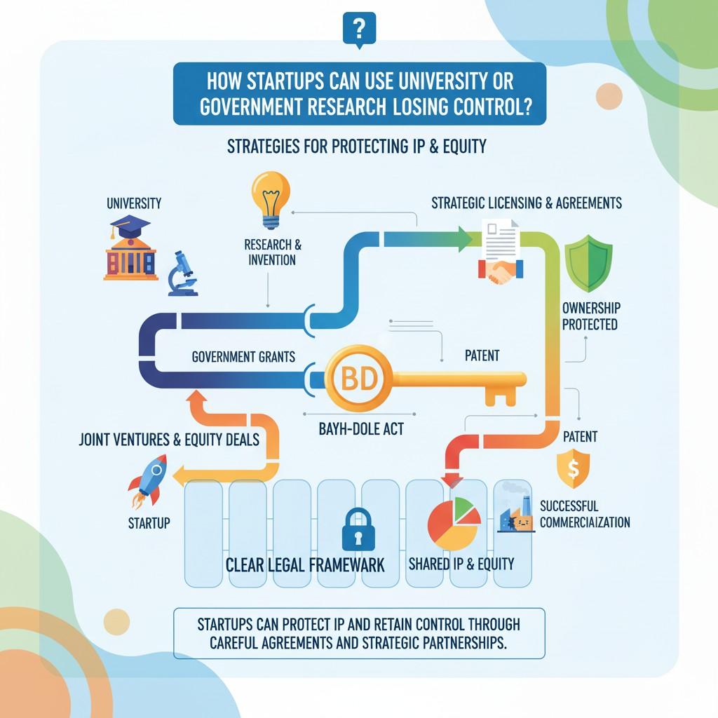 Startups that trace funding carefully gain a huge advantage. You can show investors a clean IP chain.