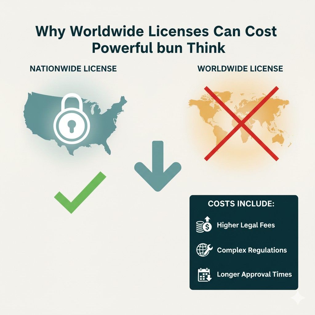 You may need approval to launch features in certain markets. You may face limitations based on how the license is interpreted abroad. These small frictions add up.