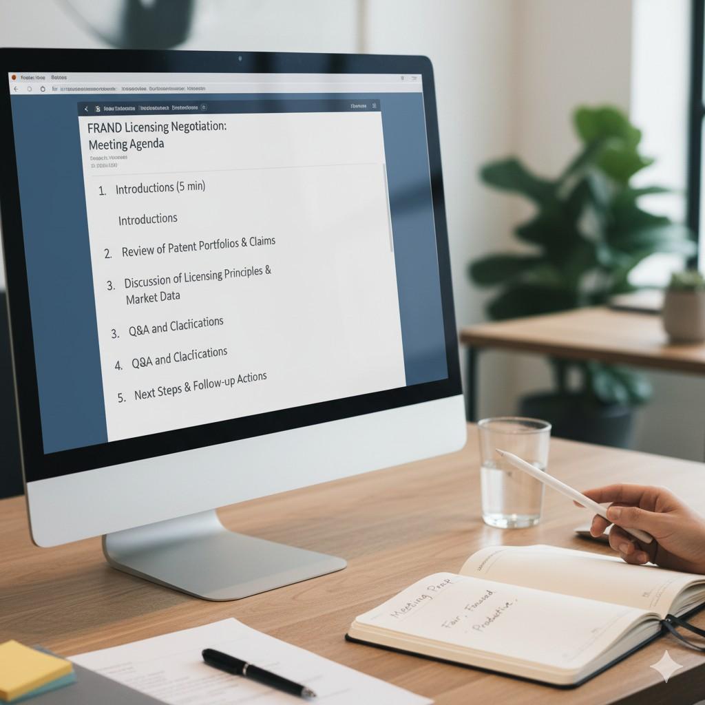 Many founders underestimate how much structure influences outcomes. In FRAND talks, structure creates fairness. It keeps discussions grounded. It prevents emotional swings.