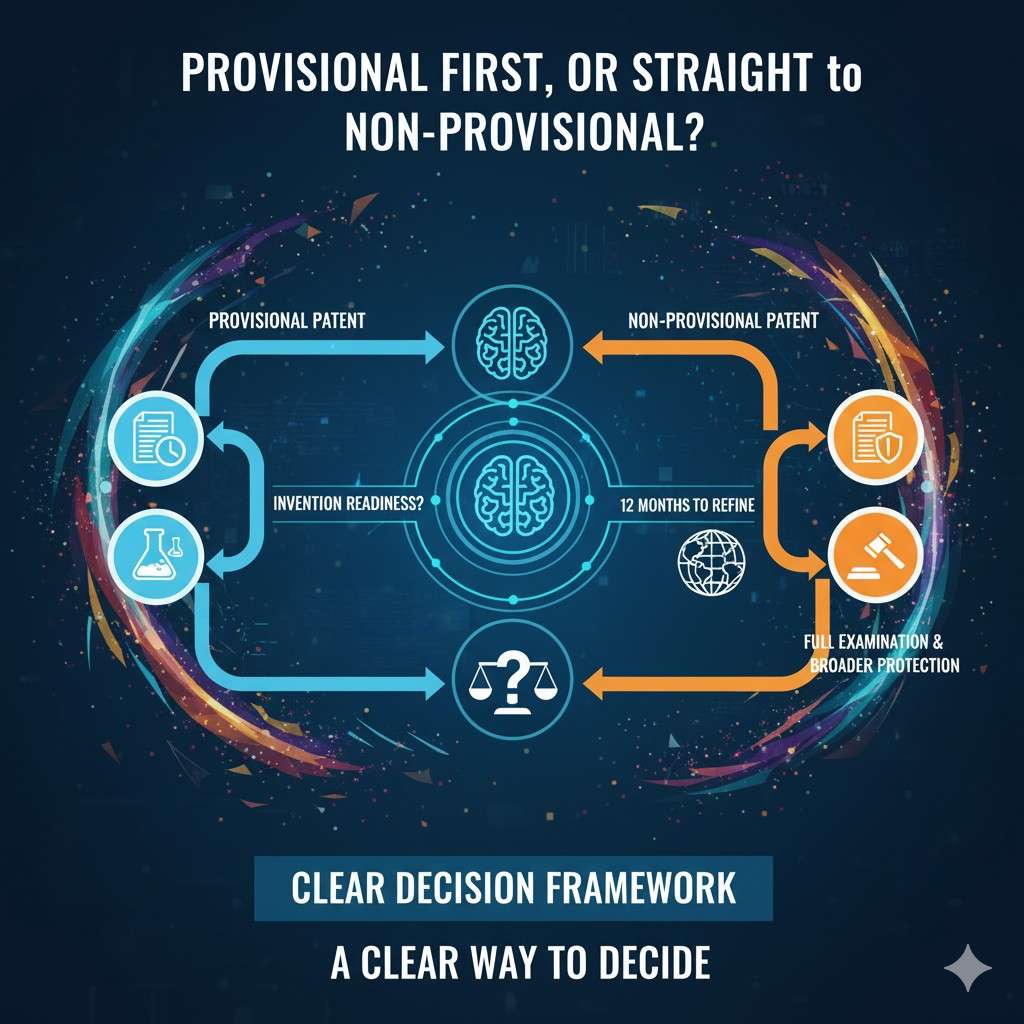 AI helps both ways: it can turn rough notes into a teaching spec for a provisional, and it can help you polish a tight non‑provisional when you are ready.