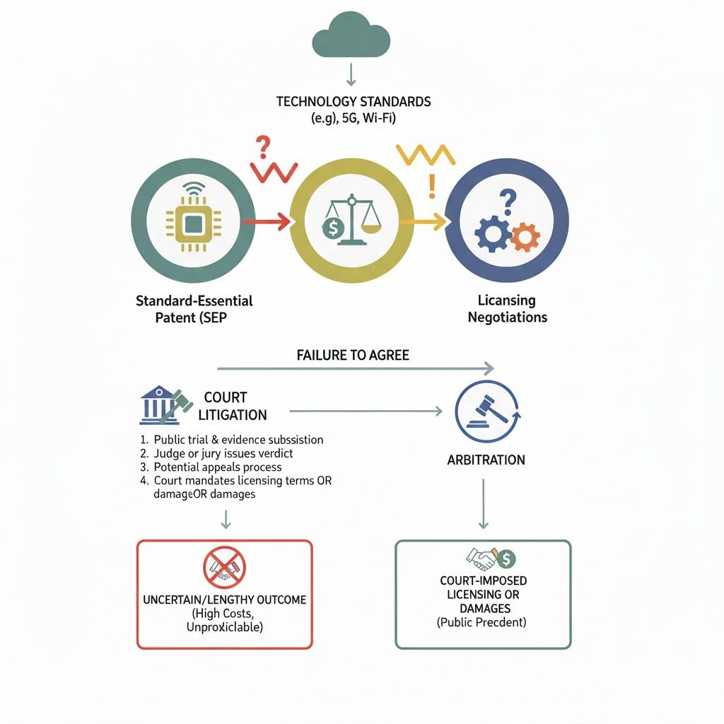 Companies that treat court as part of a broader strategy, not an emotional response, fare better.