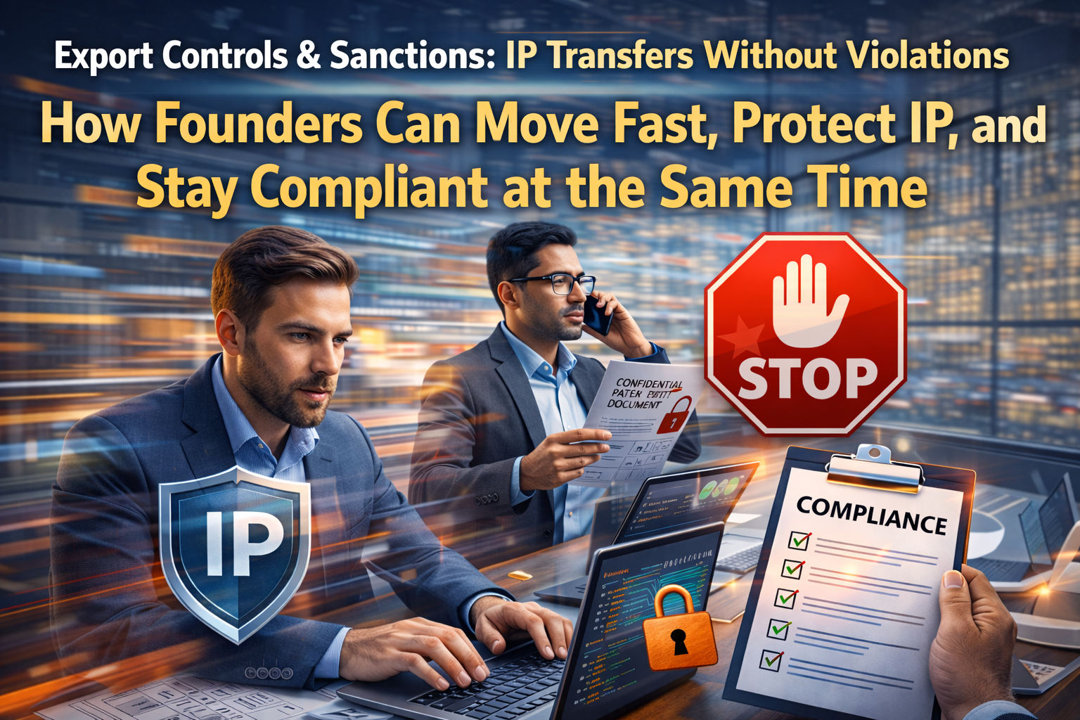 Avoid IP transfer risks. A simple guide to export controls so you keep deals moving without compliance missteps.