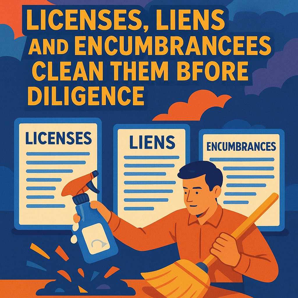 Clear hidden IP blockers. See how to fix liens, licenses, and encumbrances early so they don’t slow deals or scare investors.