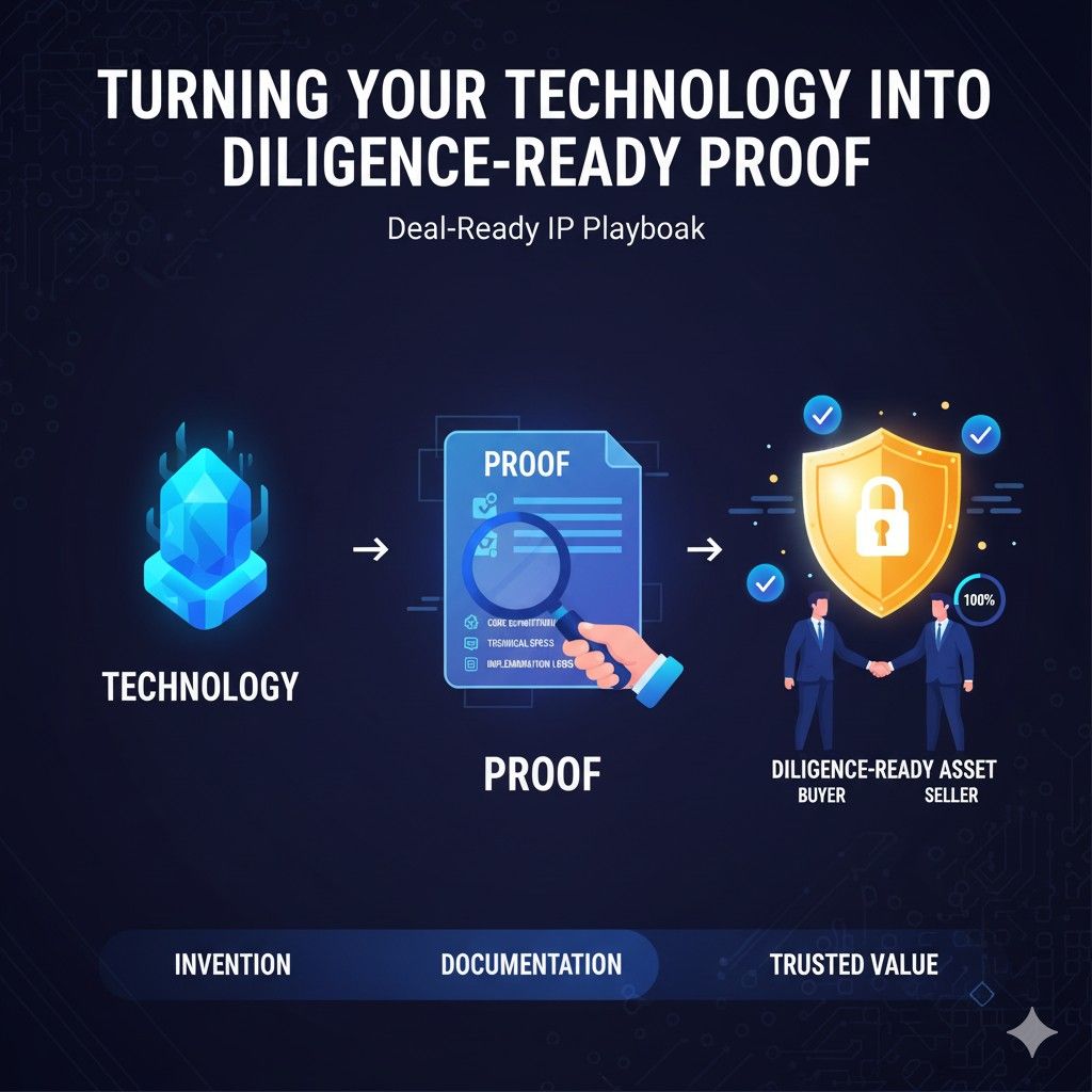 PowerPatent was designed around this idea. It helps teams turn real technical progress into diligence-ready proof with software speed and real attorney oversight.