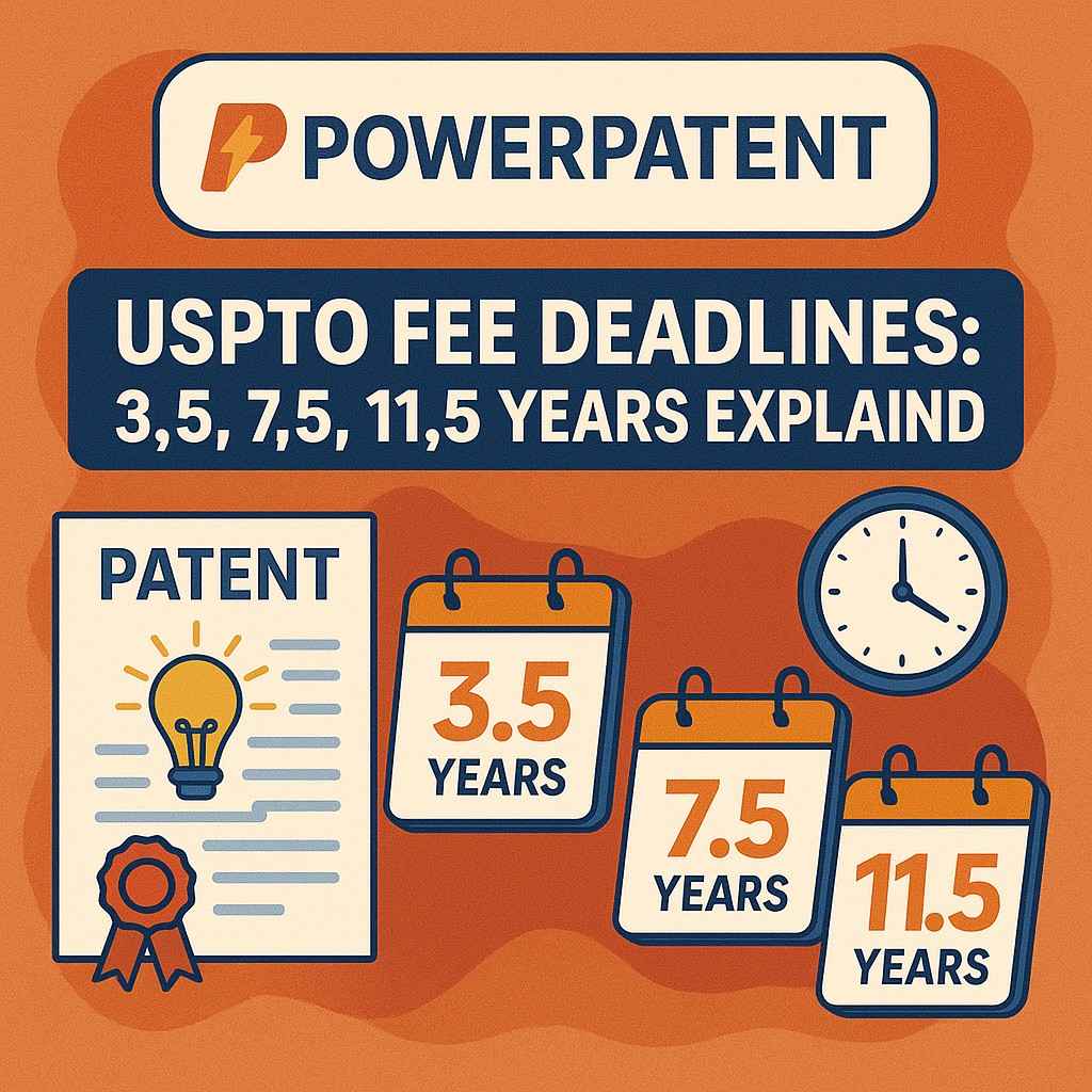 Understand USPTO deadlines at 3.5, 7.5, and 11.5 years. Simple breakdowns to help you avoid missed payments and keep protection strong.
