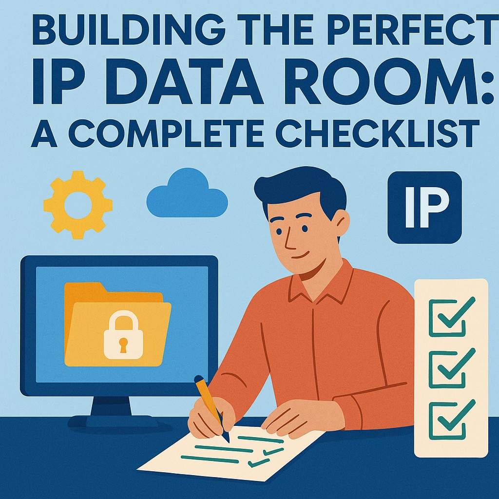 Make diligence easy. Follow this simple IP data room checklist to organize patents, contracts, and rights so buyers gain confidence fast.