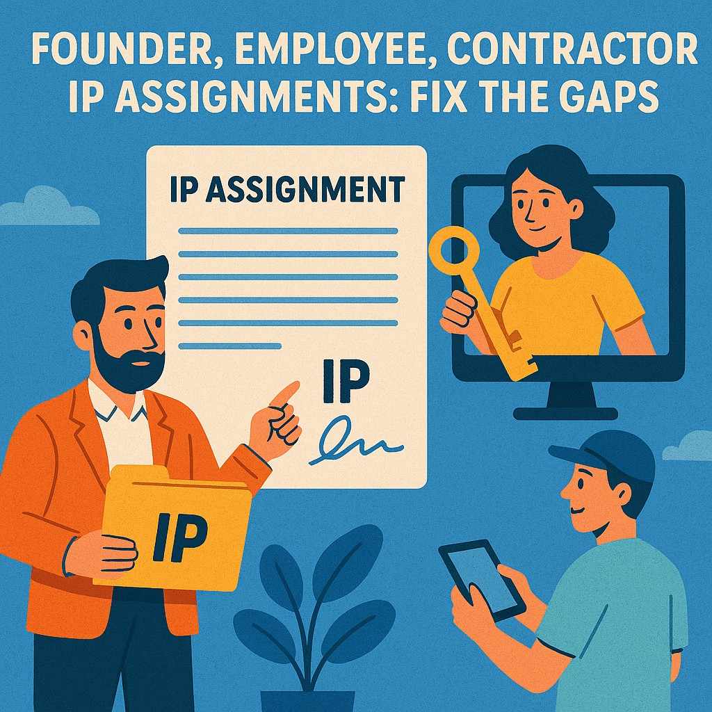 Lock down ownership. See how to clean up missing IP assignments from founders, employees, and contractors before diligence exposes risks.