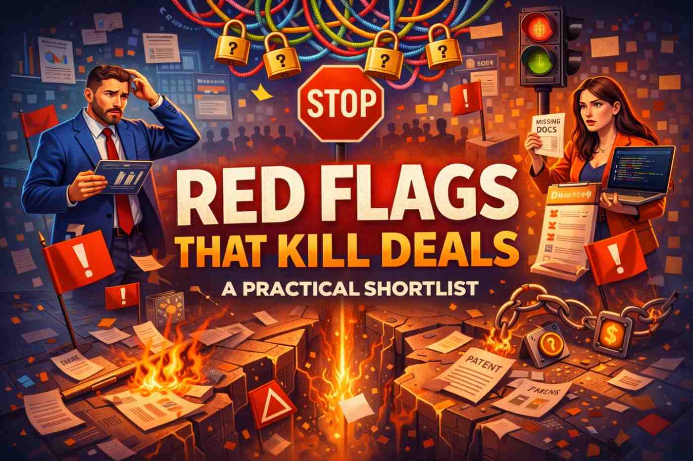 Spot deal killers early. A fast list of IP red flags that scare buyers—and how to fix them before diligence begins.