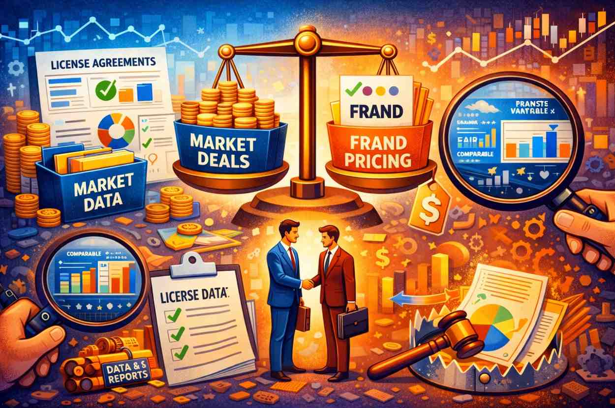 Learn how comparable license analysis works, what makes data reliable, and how it shapes FRAND rate calculations.