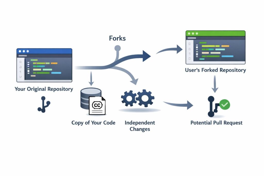 After a fork, the other party is free to make choices that may not help your company. They can target a new market. They can change pricing. They can add features that users love.