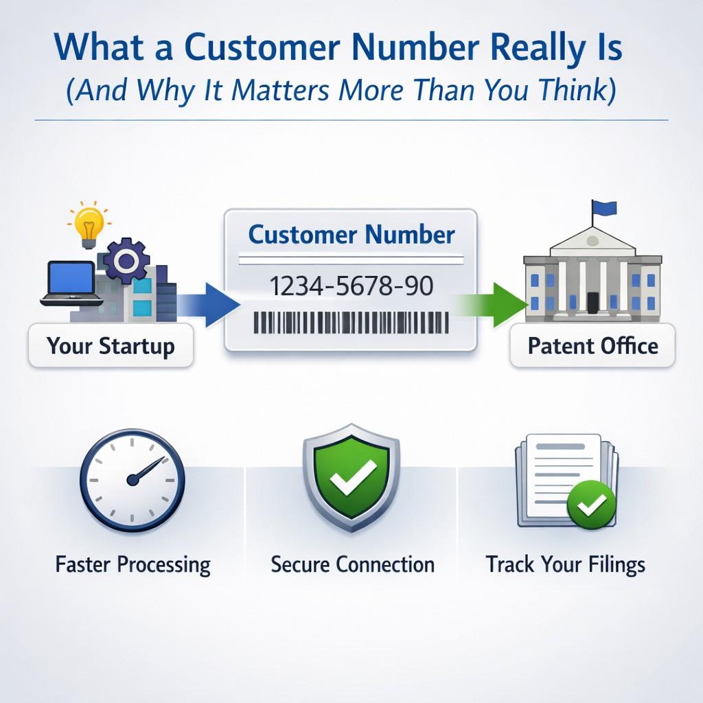 The customer number becomes the stable anchor that keeps ownership and records clean over time.