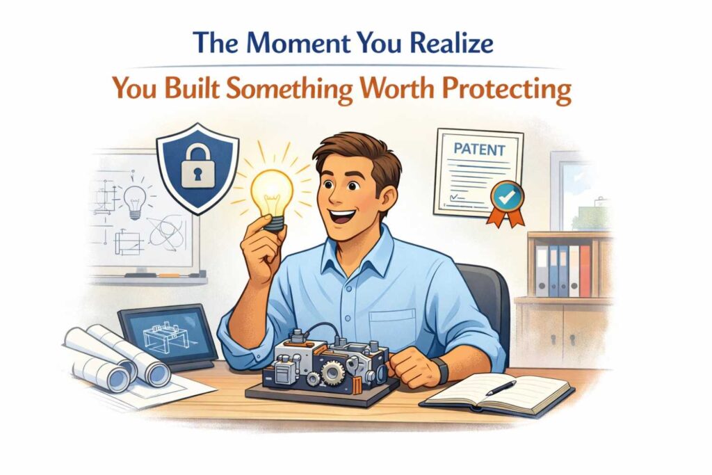 That is the point where your work becomes more than execution. It becomes a method. A system. A way of doing things. That is the raw material patents are built on.