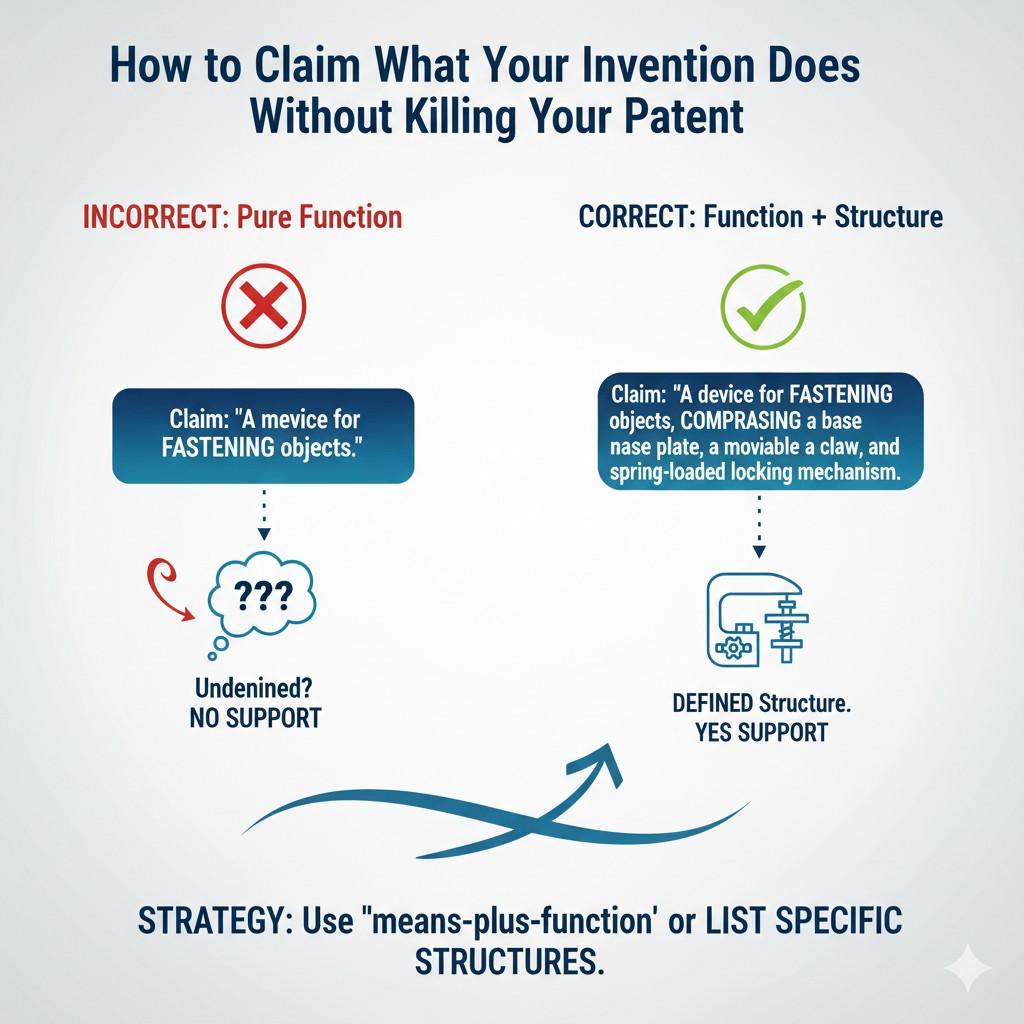Functional claims supported by clear sequences are harder to attack. They show possession. They show intent. They show that the function is not just an outcome, but a process.