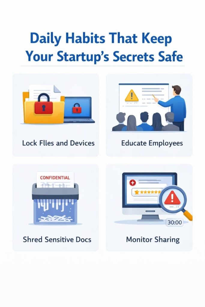 Culture forms through repetition. When people see you pause before sharing, label documents clearly, and explain boundaries calmly, they learn what is normal. Over time, this becomes self-reinforcing.