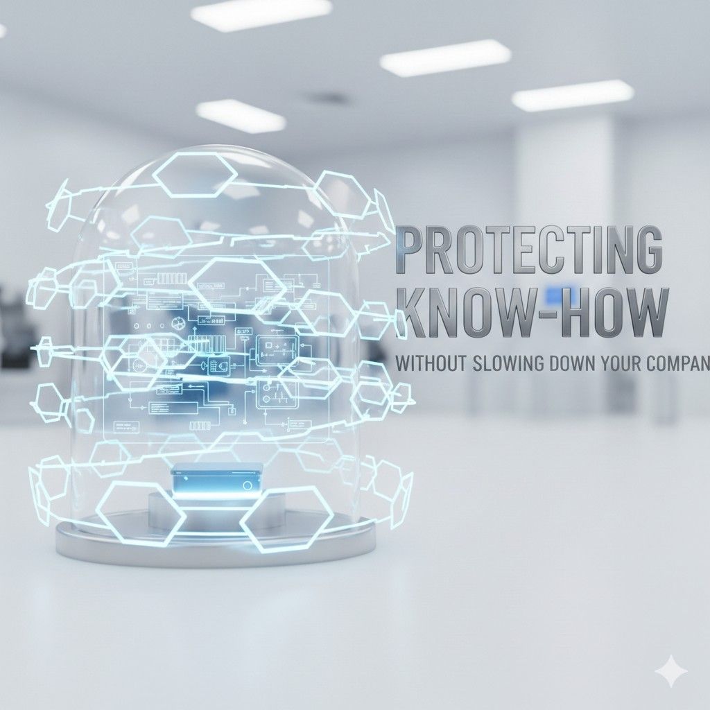 For example, telling a partner that your lead times improved is fine. Explaining the internal sequencing change that made it happen is not.