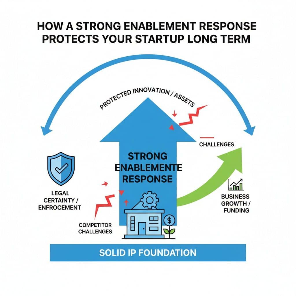 This matters for startups because credibility compounds. A patent that reads like a real engineering document carries weight. It signals that the company understands its technology deeply and can explain it clearly.