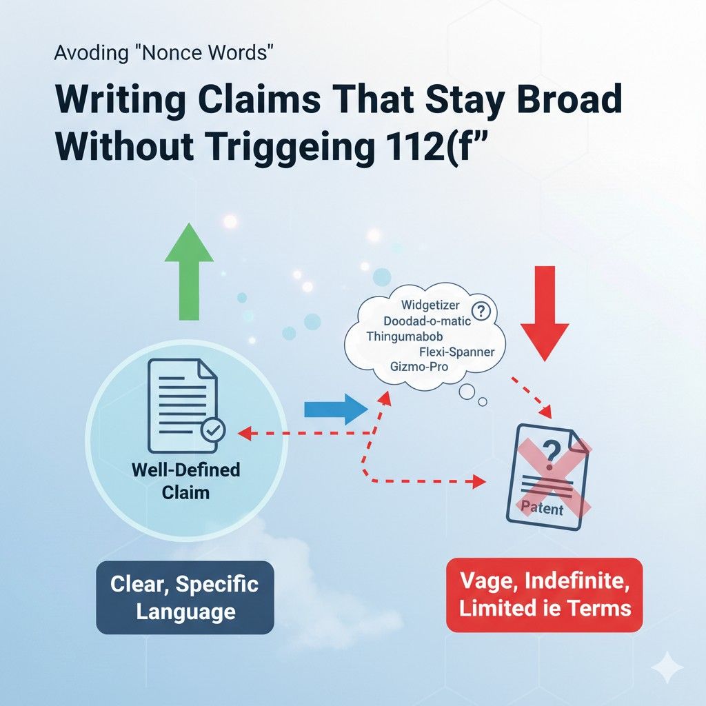 Strong claims begin with what the invention does, not what you call it. Labels are tempting because they feel tidy. Behavior is safer because it carries meaning.