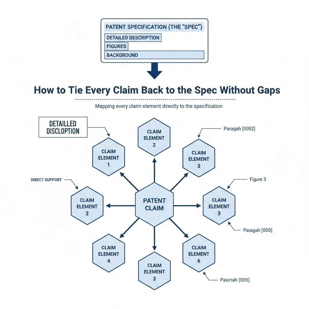 The spec should always lead. It should introduce terms, explain behaviors, and describe relationships before the claims rely on them. When claims come later, they should feel like a summary, not a surprise.