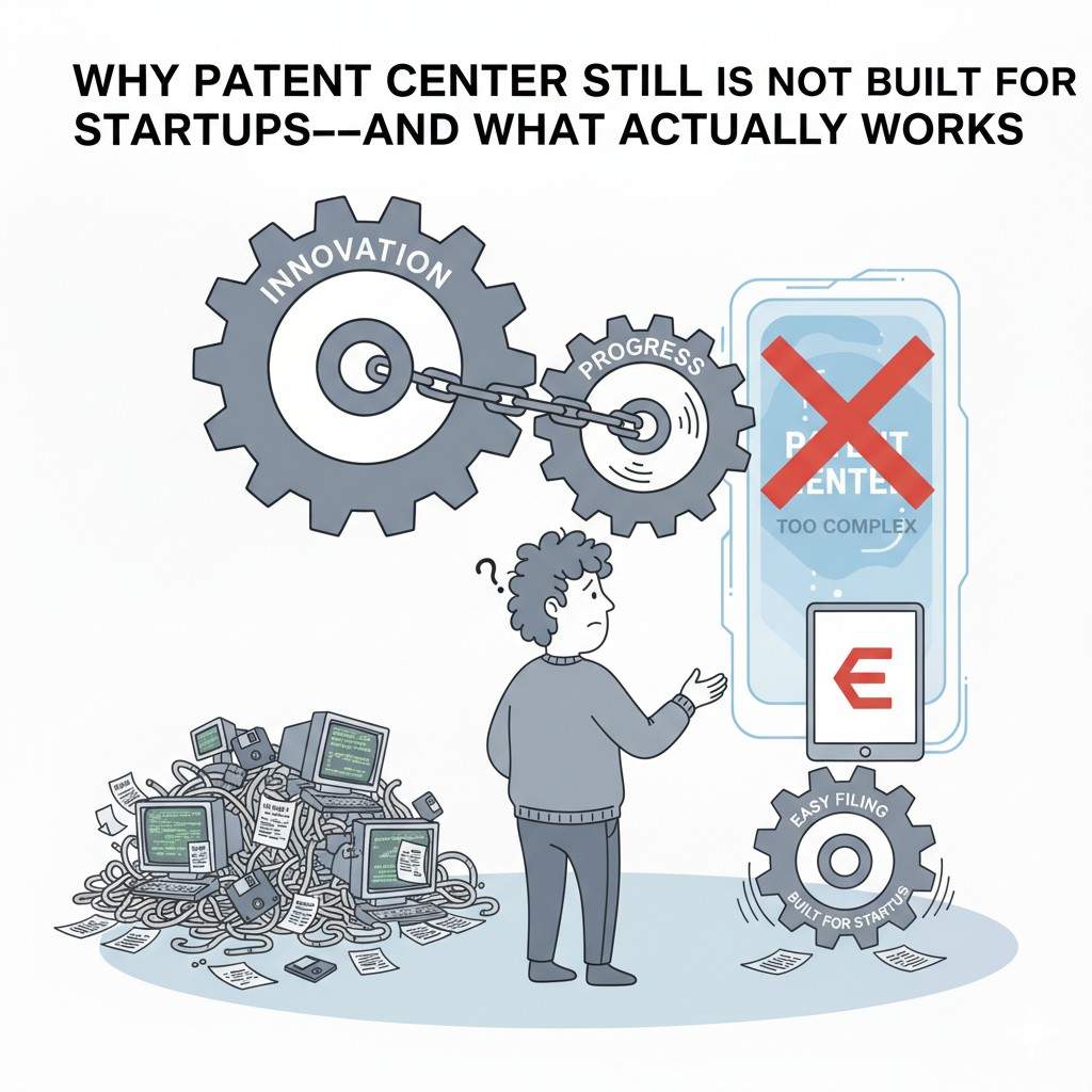 Patent Center assumes those decisions have already been made.