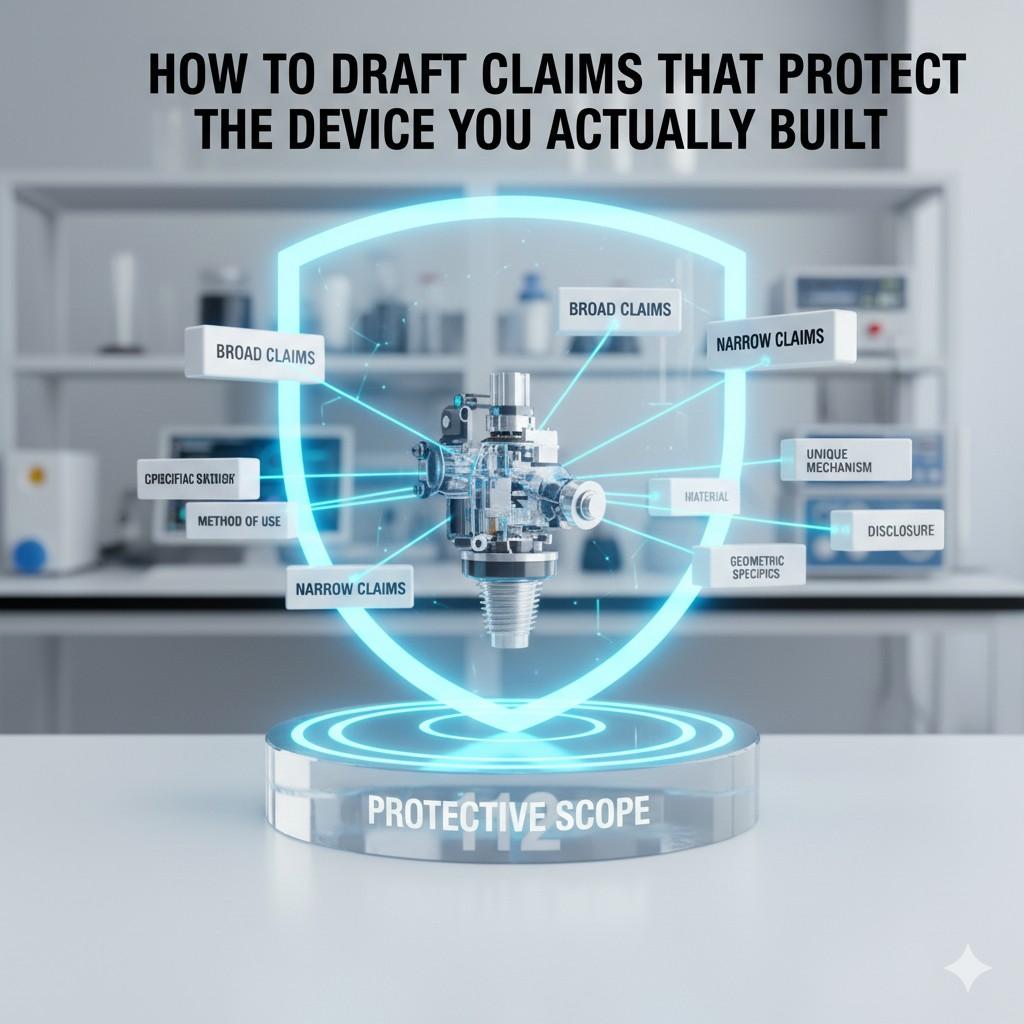 The specification must support this flexibility, but when it does, claims can cover future versions without breaking Section 112.