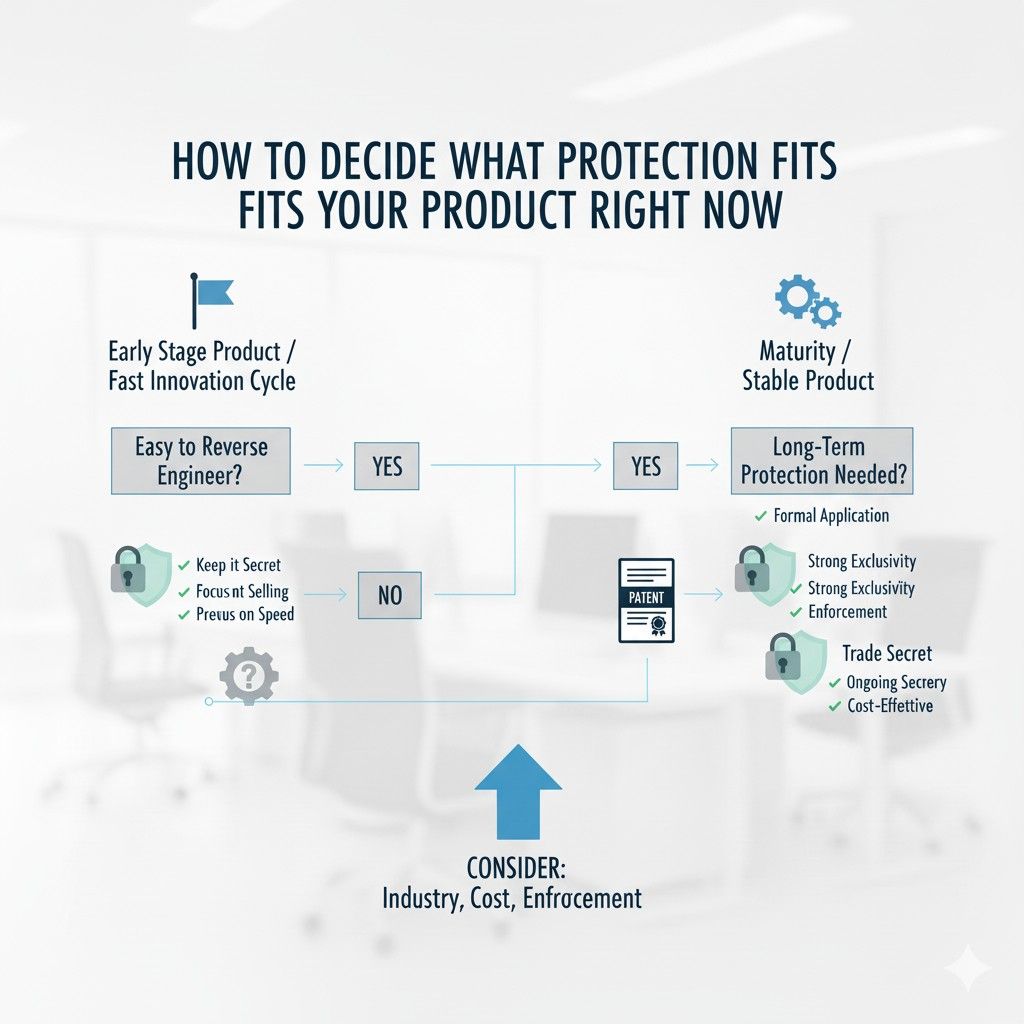 If someone tries to reverse engineer the process, secrecy still adds friction.