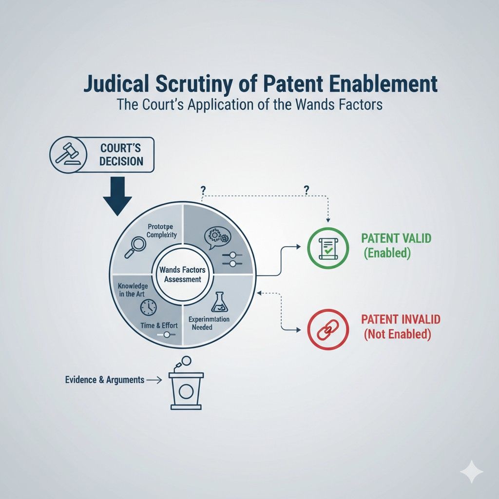 Clear flow explanations, system diagrams, and step-by-step narratives help courts understand how the invention operates as a whole.