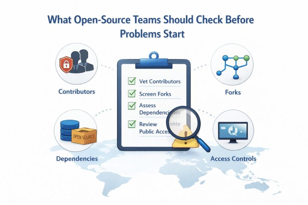 Clear governance does not kill openness. It protects it. Defined maintainer roles, contribution guidelines, and decision authority help teams respond consistently instead of emotionally.