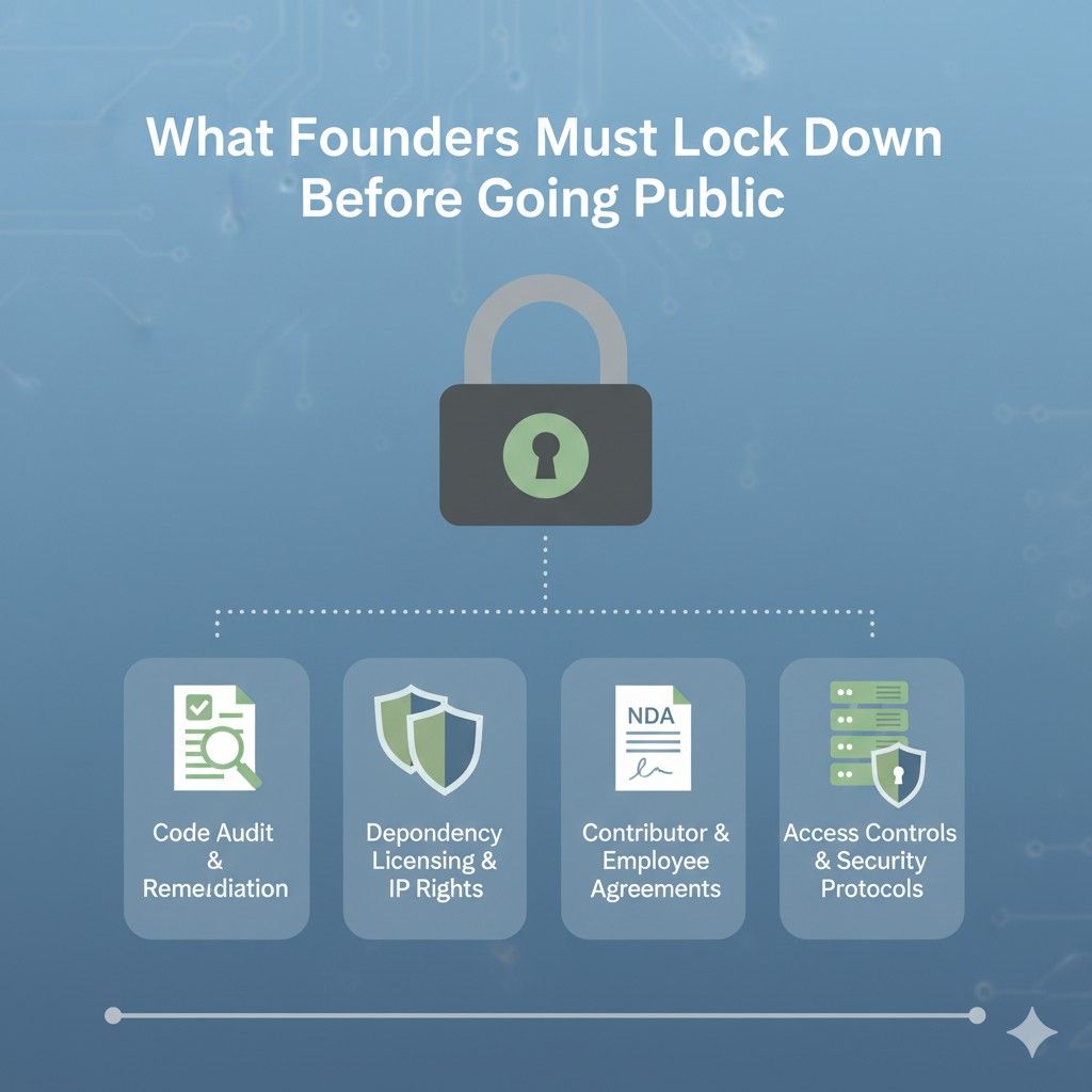 For example, core system logic stays private until reviewed. Experimental tools can be public. Demos are reviewed before posting.