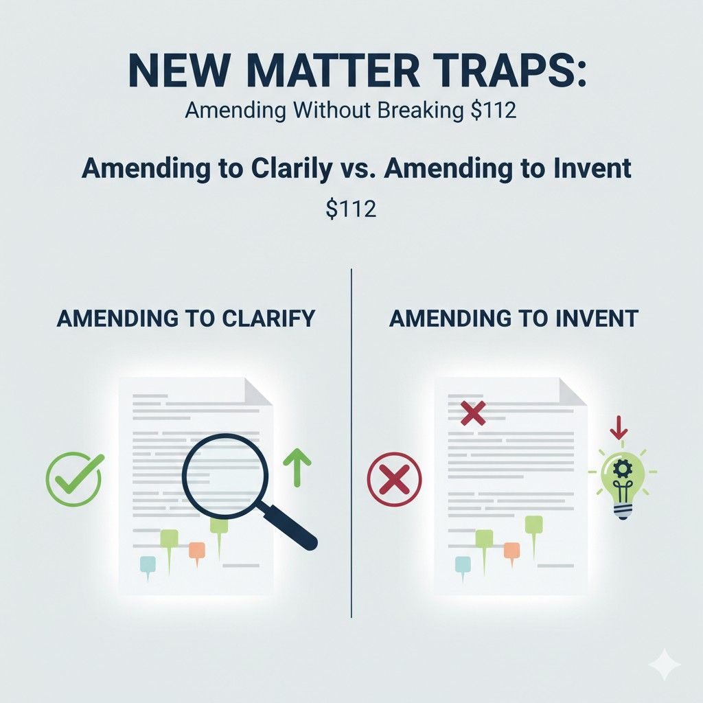 Understanding the difference between clarifying and inventing is not just a legal skill. It is a business advantage.