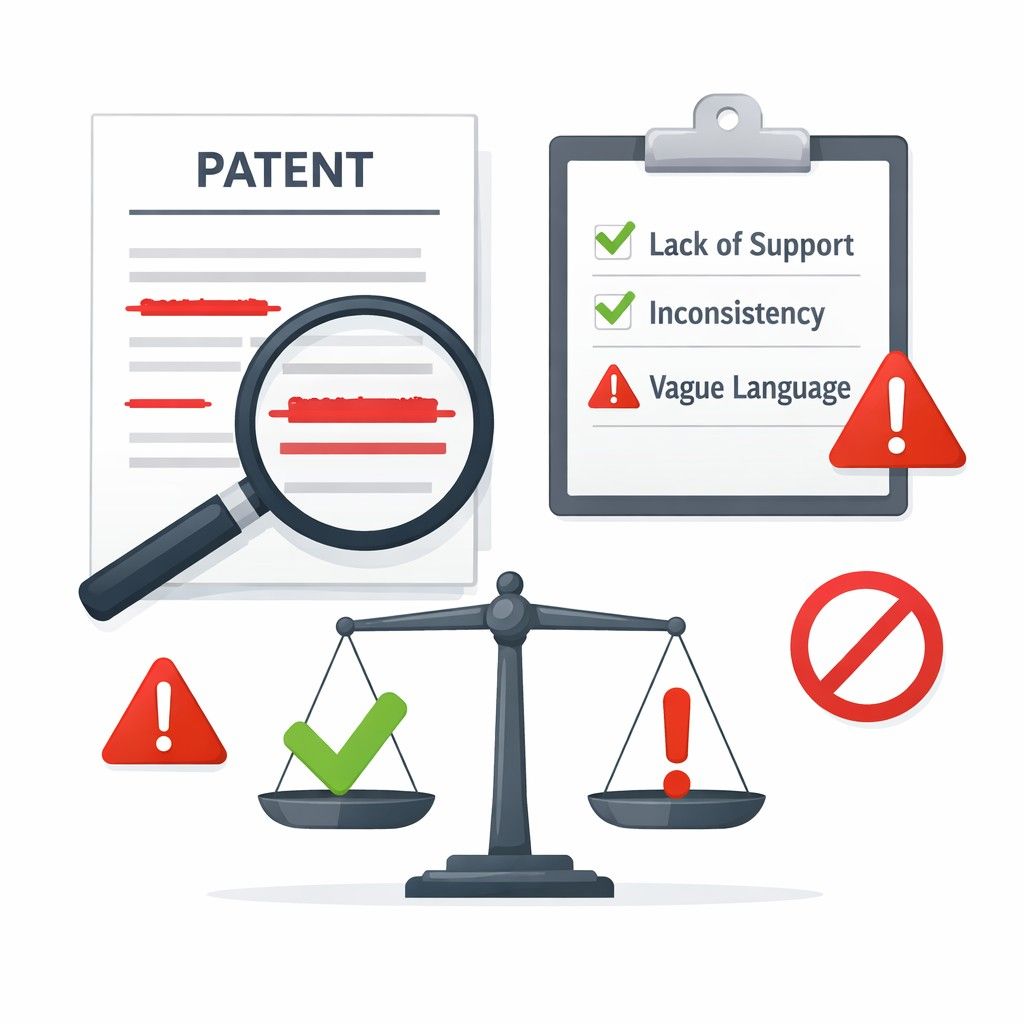 Businesses should think of their patent as a map, not a mystery. When you draw a line by excluding something, the reader should already know what that something is and why it matters.