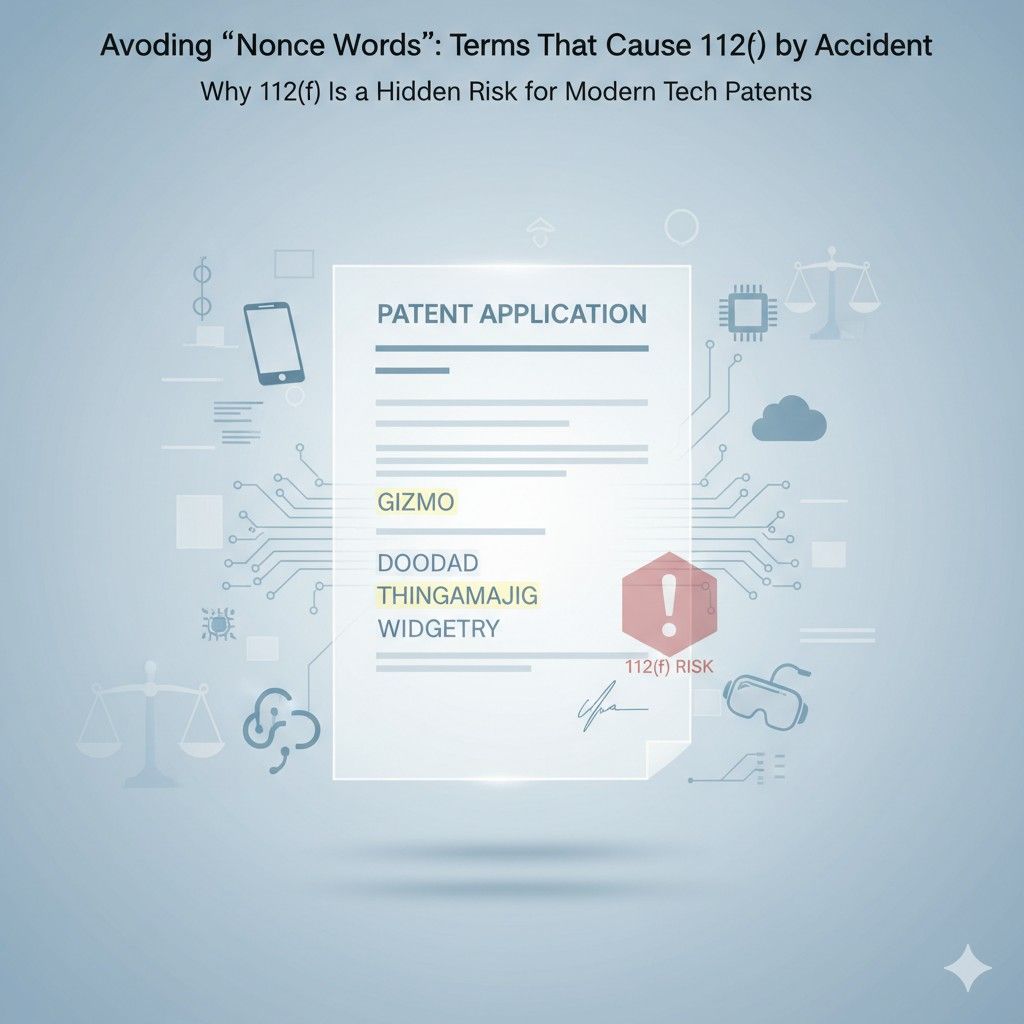Simply knowing that 112(f) exists already puts founders ahead of most peers. Awareness changes how you write, how you review drafts, and how you ask questions. It turns patents from a checkbox into a strategic asset.