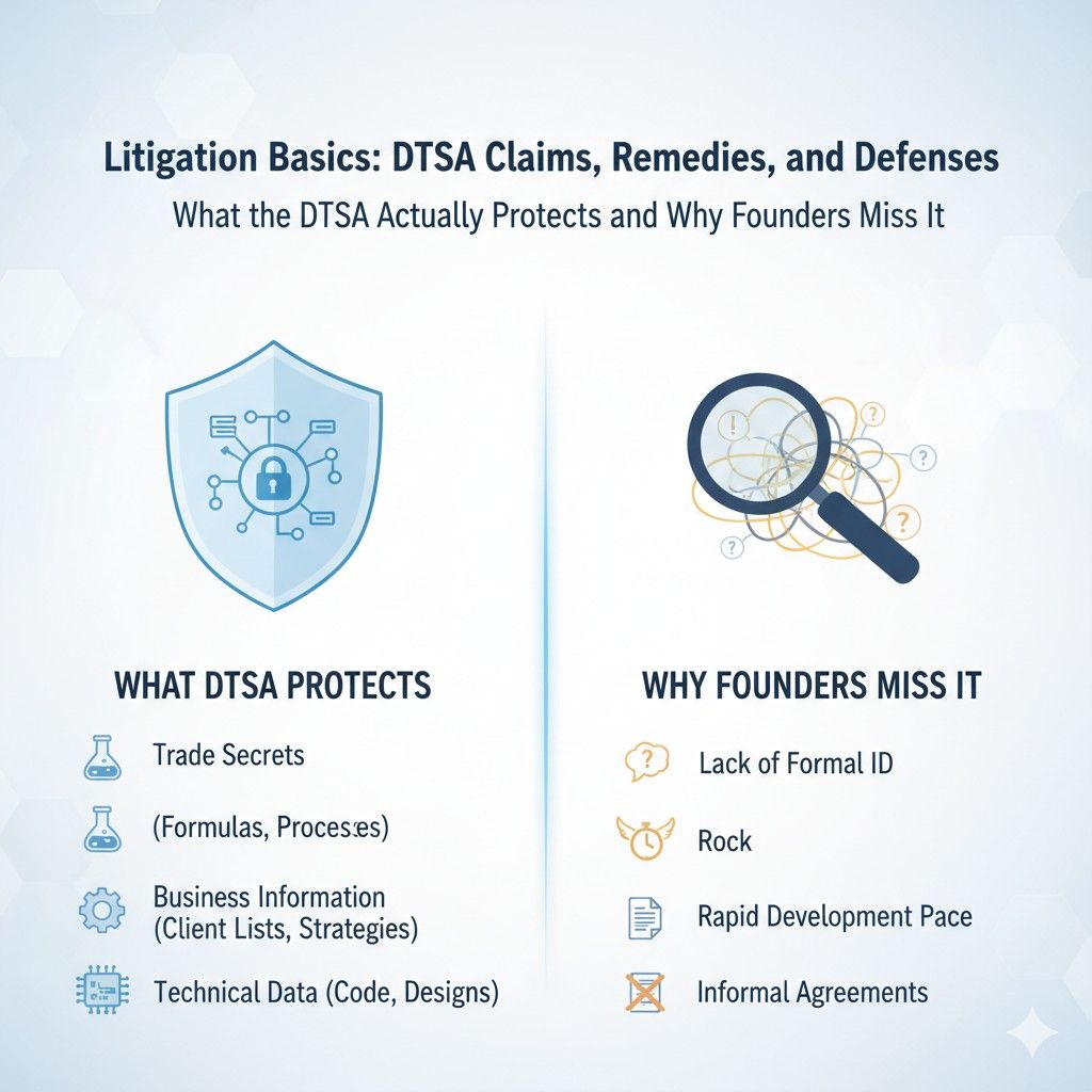 This leverage starts long before court. It starts with clarity. Knowing what matters, protecting it intentionally, and aligning your team around it changes how others interact with your company.