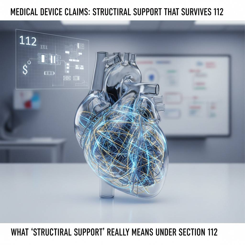That proof comes from explaining how parts fit together, how signals flow, how physical components interact, and how the device behaves under normal use.