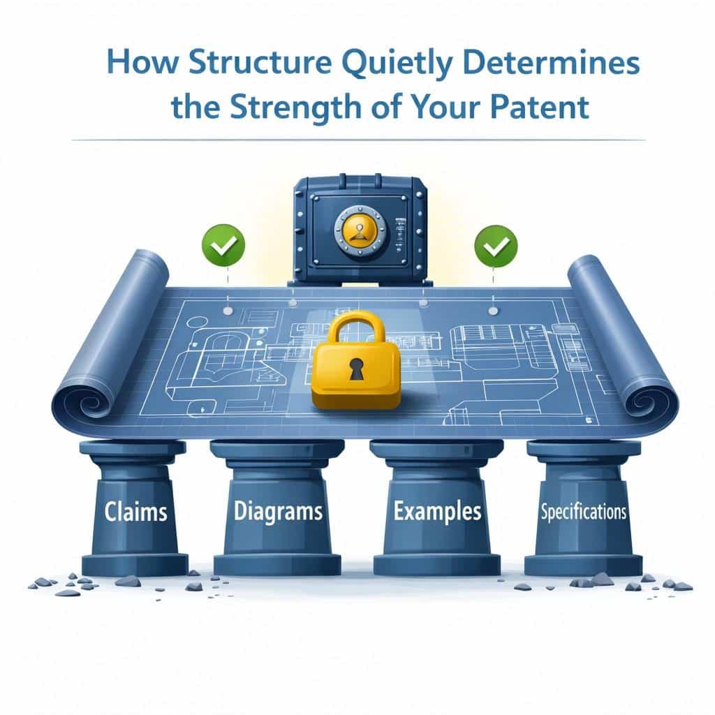 Structure is how you prove that existence. It shows that your invention is not just a goal, but a real technical solution. Without it, the law has nothing solid to protect.