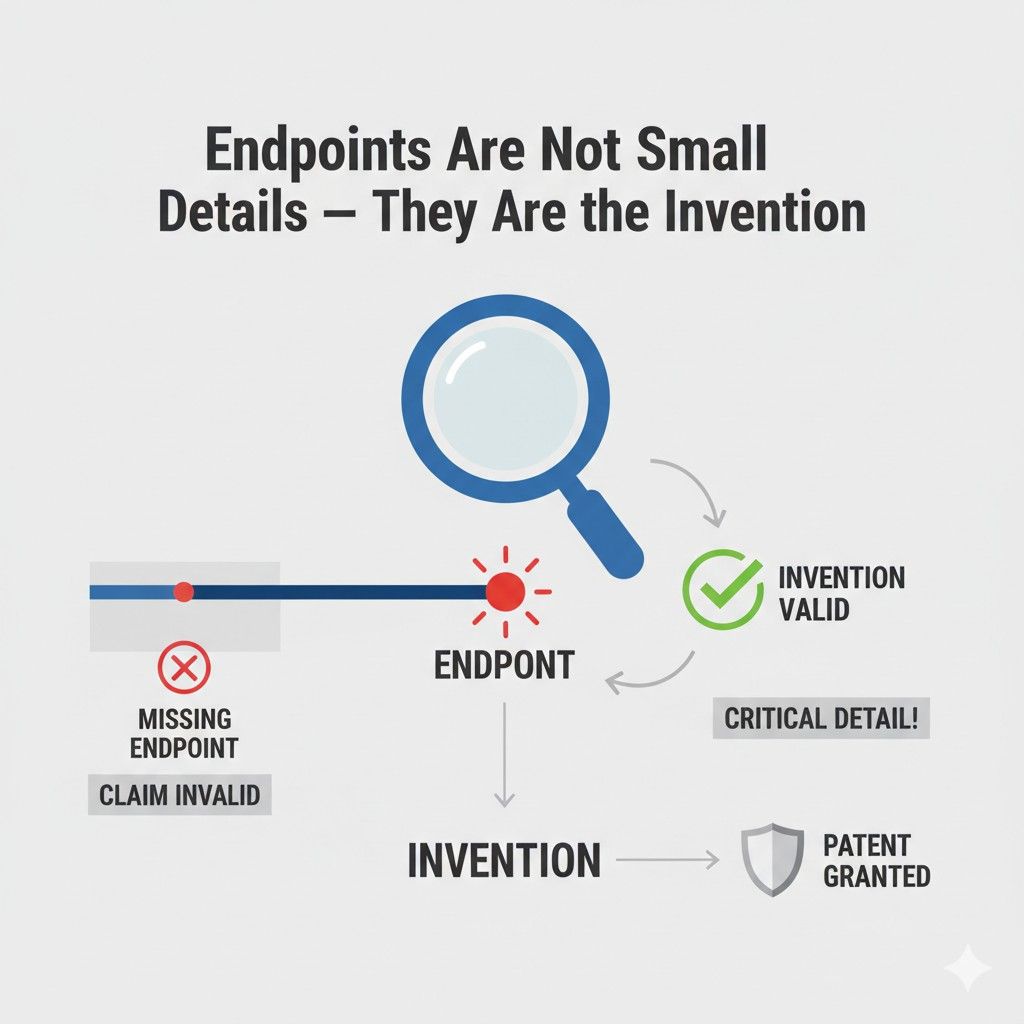 When endpoints appear without explanation, they feel copied or guessed. That difference matters. Courts assume real inventors understand failure modes. If the patent avoids them, credibility drops.
