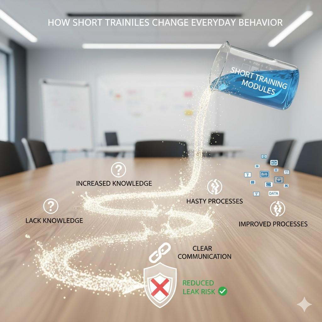 Short modules work because they focus on one idea at a time and tie it to a real moment.