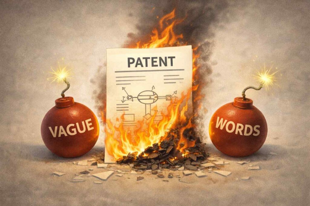 A vague claim is an invitation. It tells competitors that the line is blurry and that design-arounds are possible. Clear claims scare competitors because the risk is obvious.